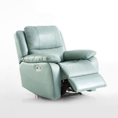 2020 Hot Selling Modern luxury furniture single electric genuine leather recliner chair